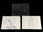 Science Ninja Team Gatchaman Cell Drawing 3 Pieces Anime Popular Art Object Interior